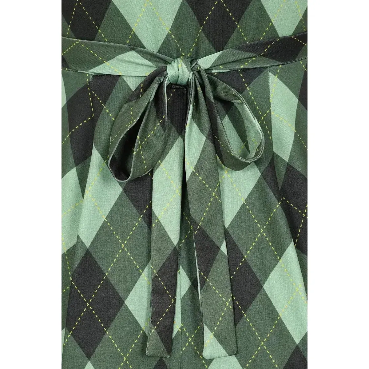 Lyra Mini Dress - Irish Diamond Tartan