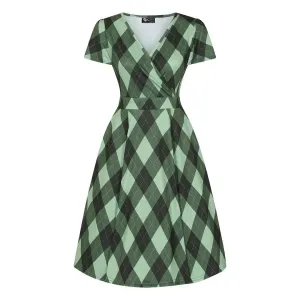 Lyra Mini Dress - Irish Diamond Tartan