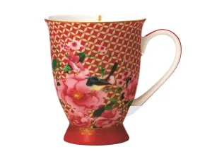 Maxwell & Williams Red Silk Footed Mug 1Pc