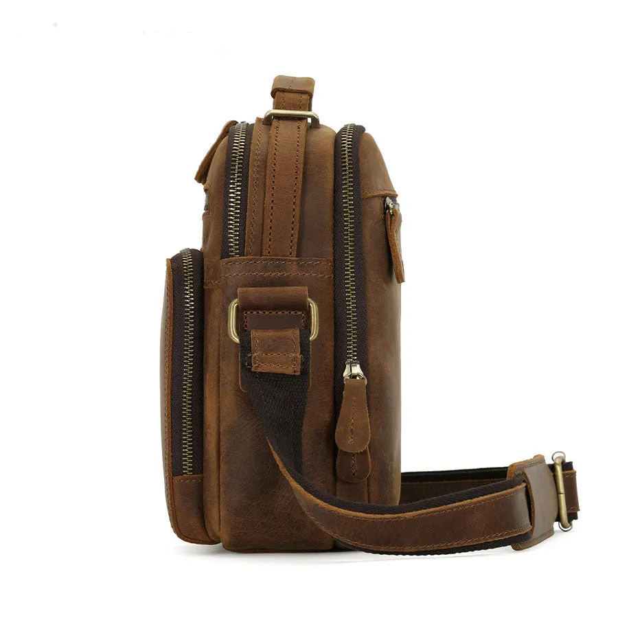 Men's Leather Satchel Bag, Leather Messenger Bag, Shoulder Bag, Leather Crossbody Bag,Men's Bag, Best Gift