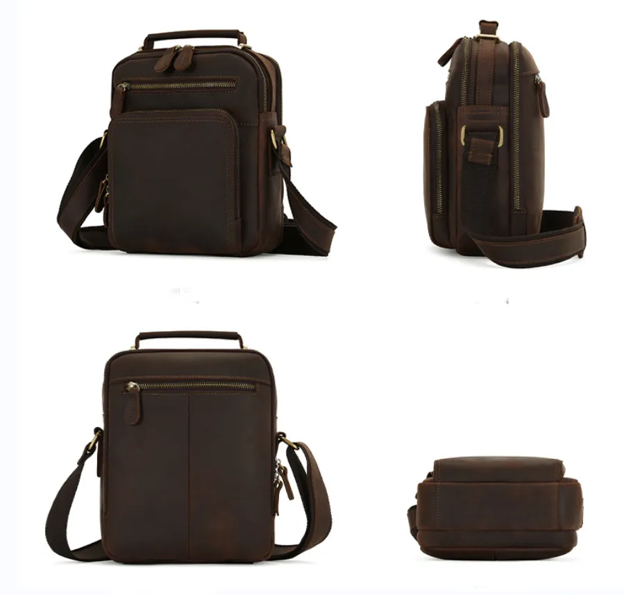 Men's Leather Satchel Bag, Leather Messenger Bag, Shoulder Bag, Leather Crossbody Bag,Men's Bag, Best Gift