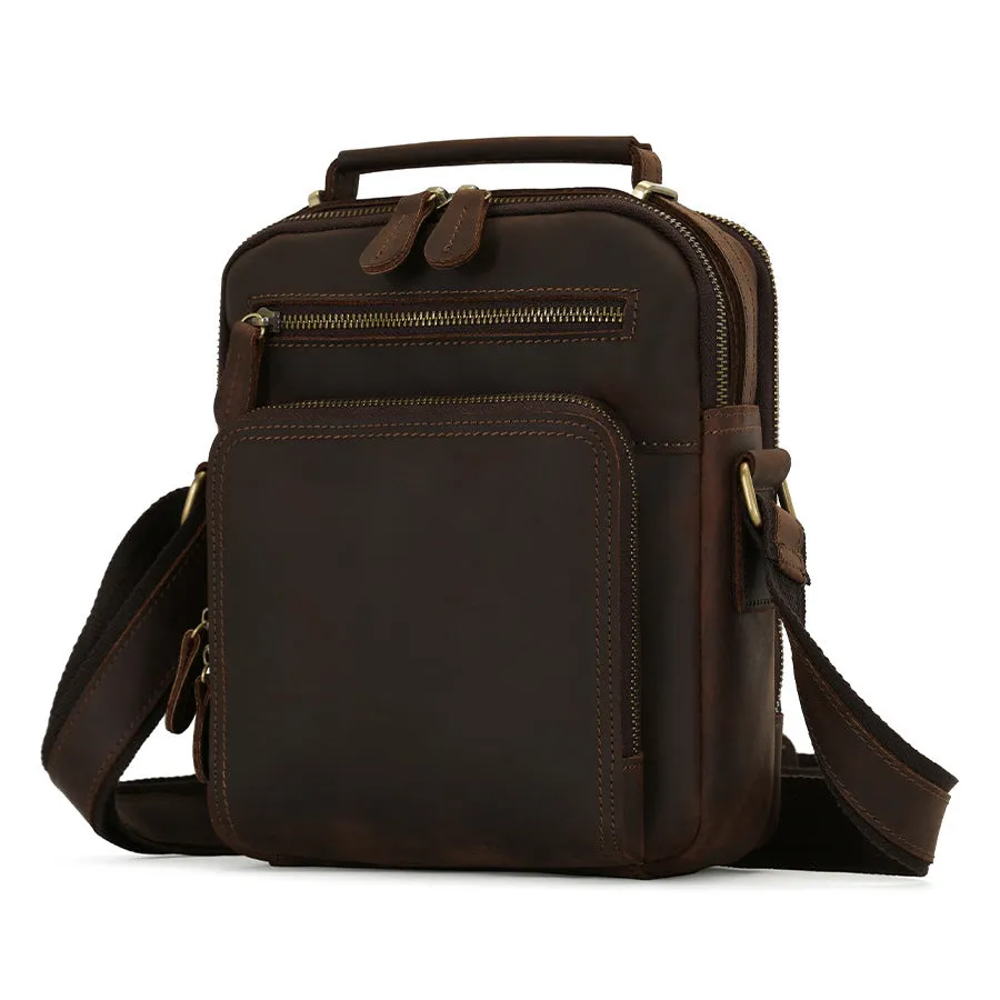 Men's Leather Satchel Bag, Leather Messenger Bag, Shoulder Bag, Leather Crossbody Bag,Men's Bag, Best Gift