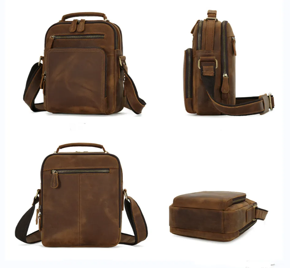Men's Leather Satchel Bag, Leather Messenger Bag, Shoulder Bag, Leather Crossbody Bag,Men's Bag, Best Gift