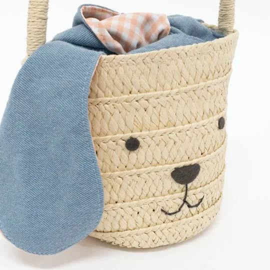 Meri Meri Woven Dog Bucket Bag  S9099\S9150