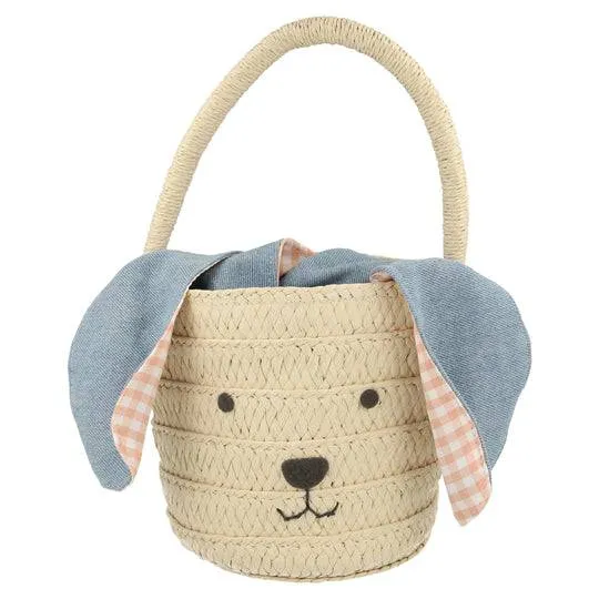 Meri Meri Woven Dog Bucket Bag  S9099\S9150