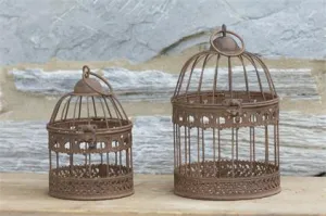 Metal: Vintage Bird Cage, Primitive Finish
