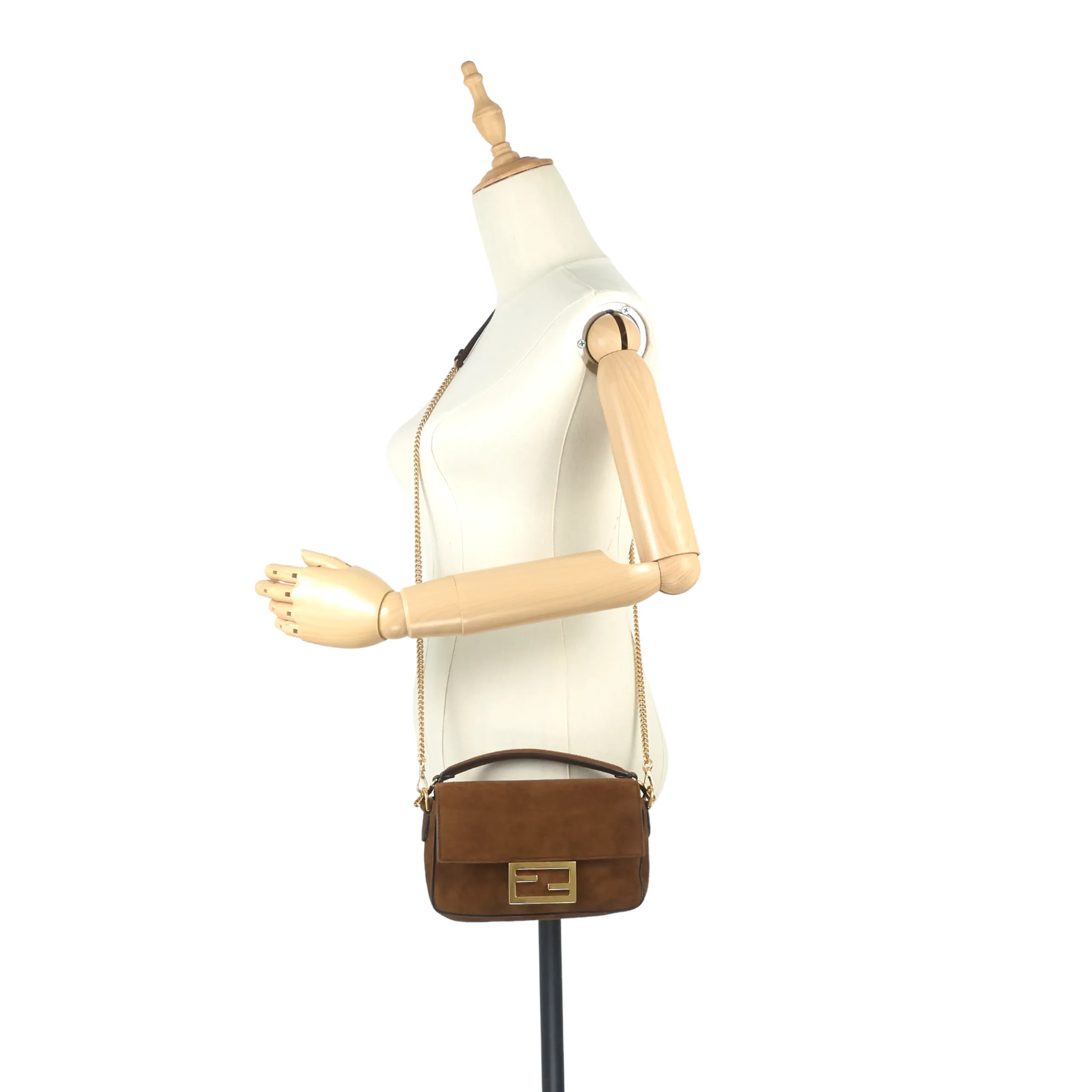 Mini Baguette NM Suede Bag