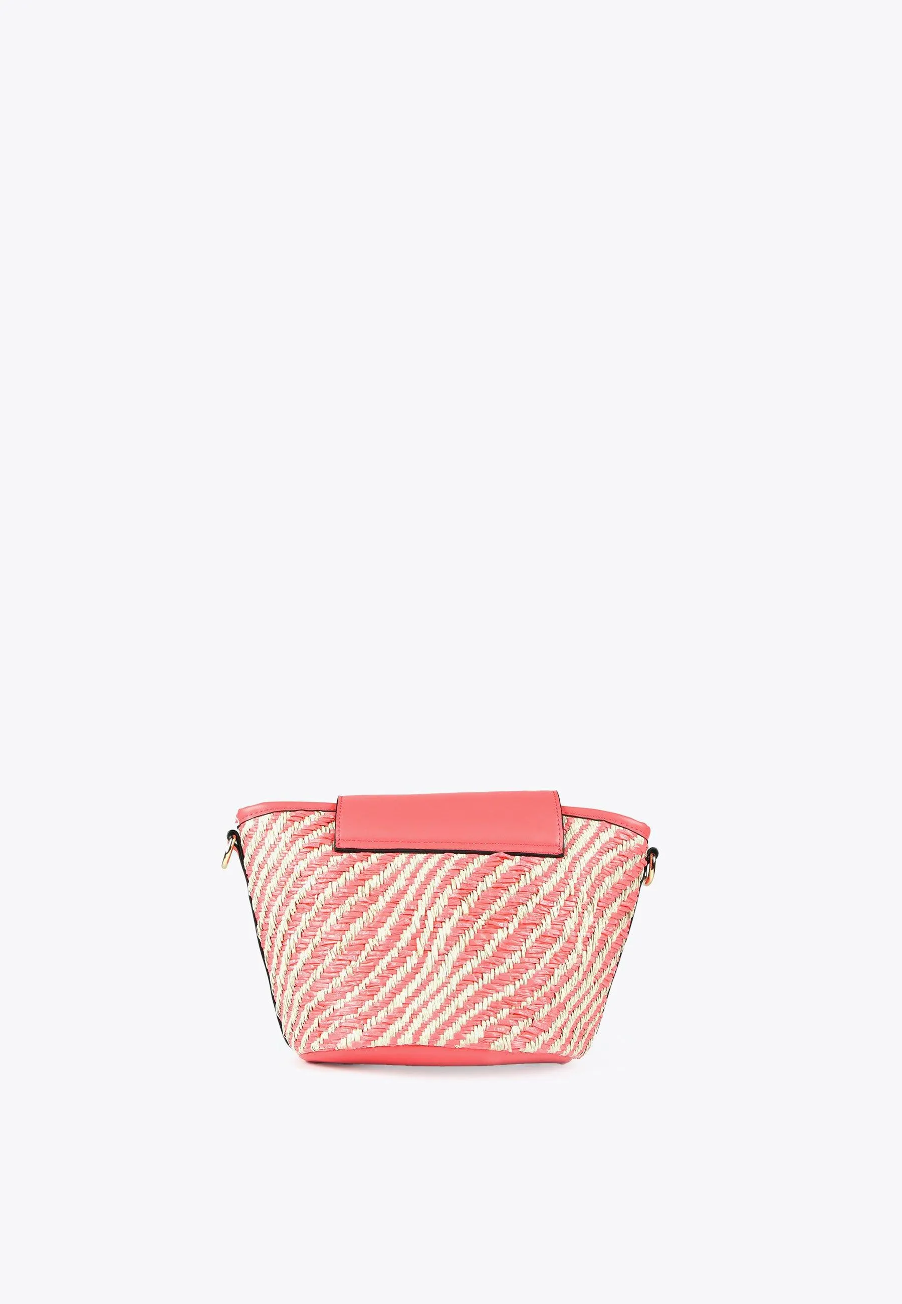 Mini basket-style crossbody bag