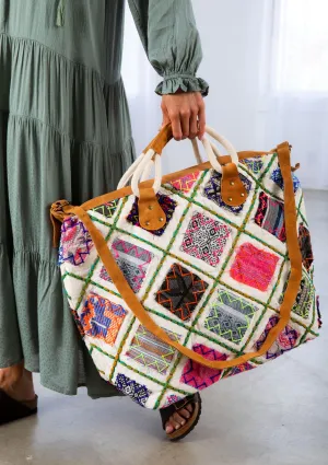 Multi Colored Weekender Bag