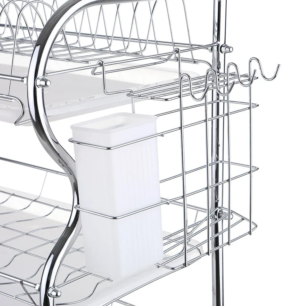 Multi-functional 3-Tier Dish Rack