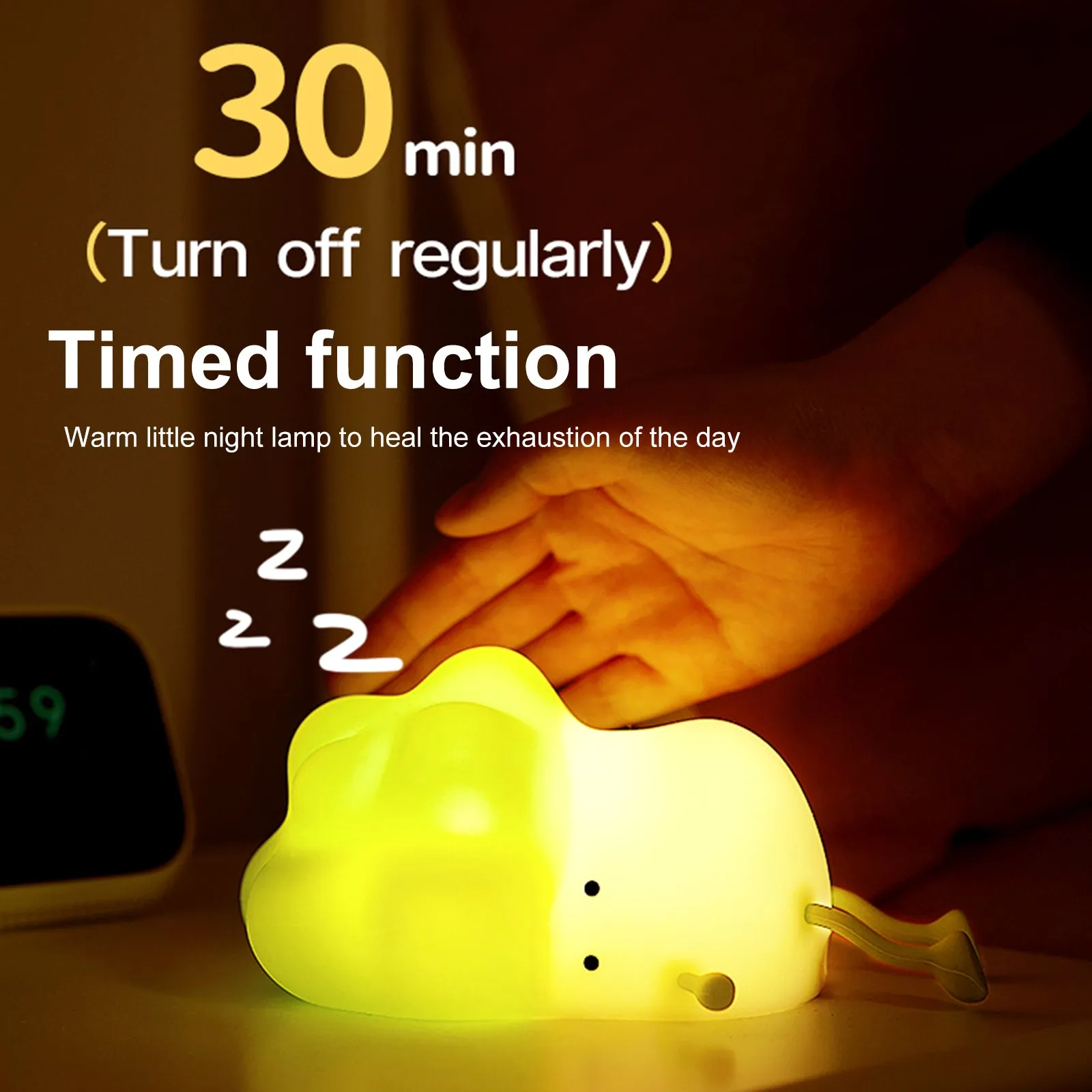 Multi-functional Control Bedside Night Light