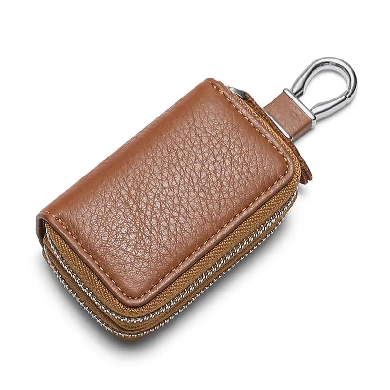 Multi Functional Leather Double Car Keys K5210