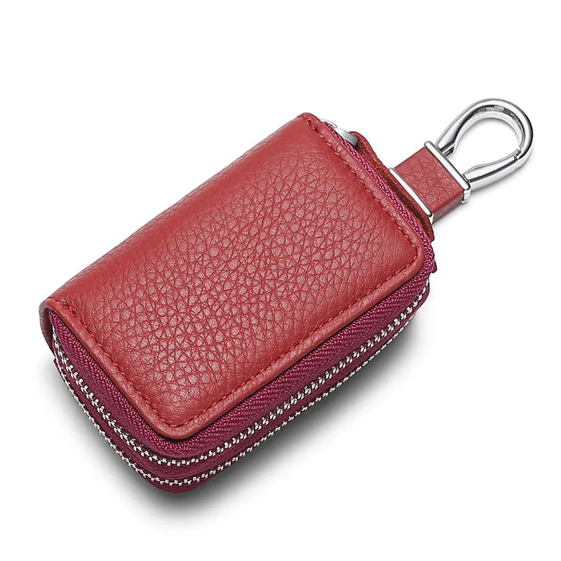 Multi Functional Leather Double Car Keys K5210