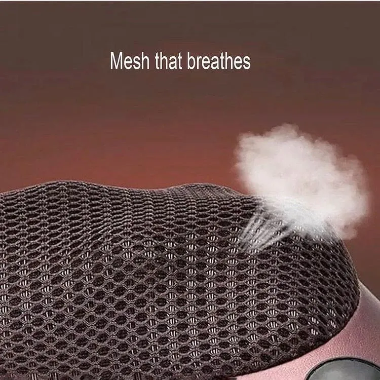 Multifunctional Body Pillow Massager With Heat, Deep Tissue Kneading With 4 Heads, Electric Back Massager