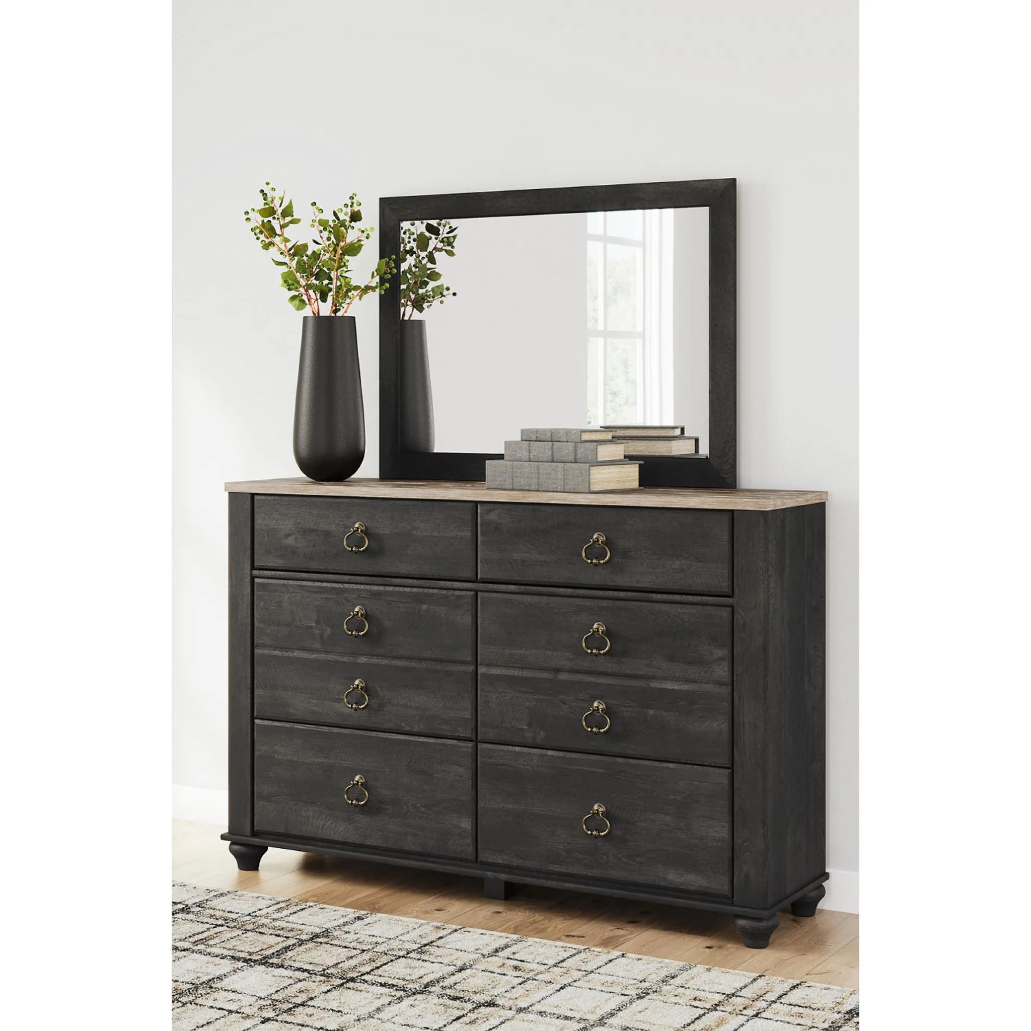 Nanforth Dresser and Mirror
