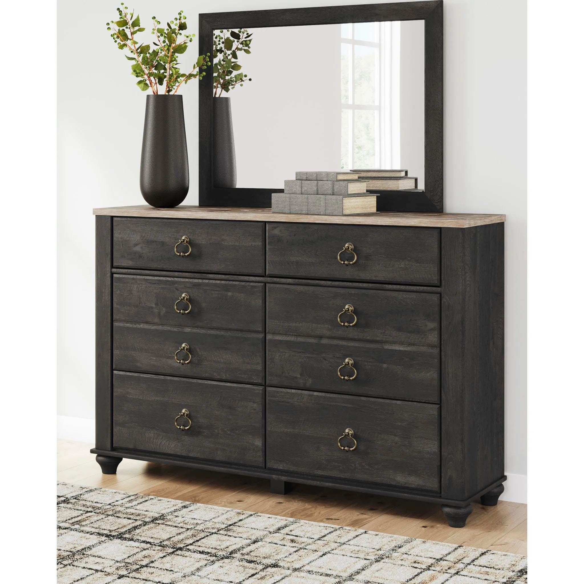 Nanforth Dresser and Mirror
