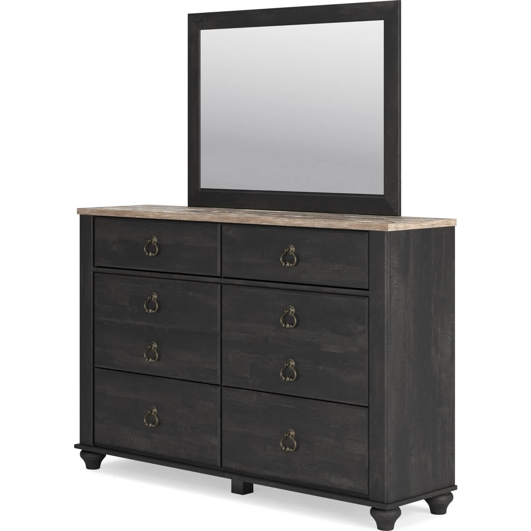 Nanforth Dresser and Mirror