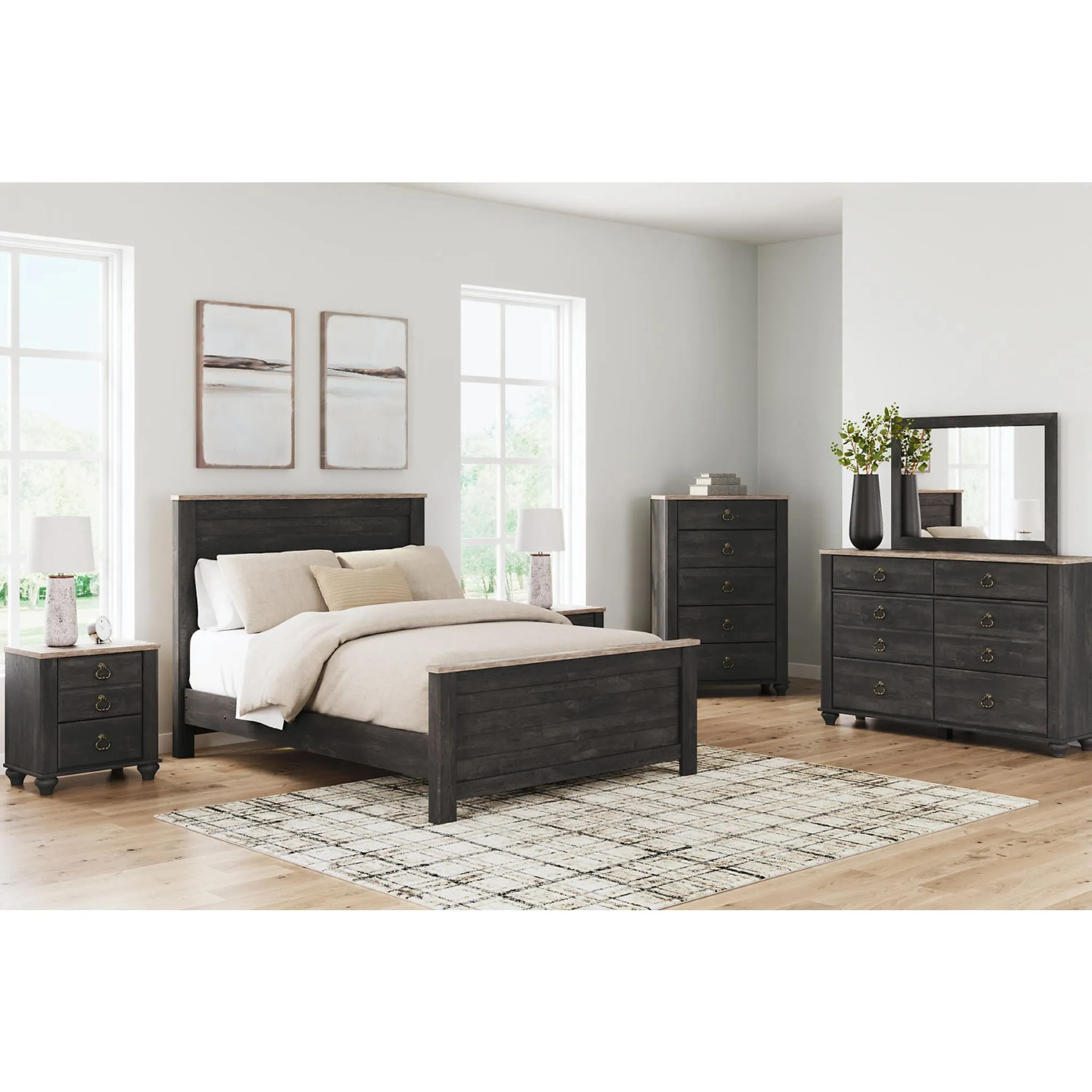 Nanforth Dresser and Mirror