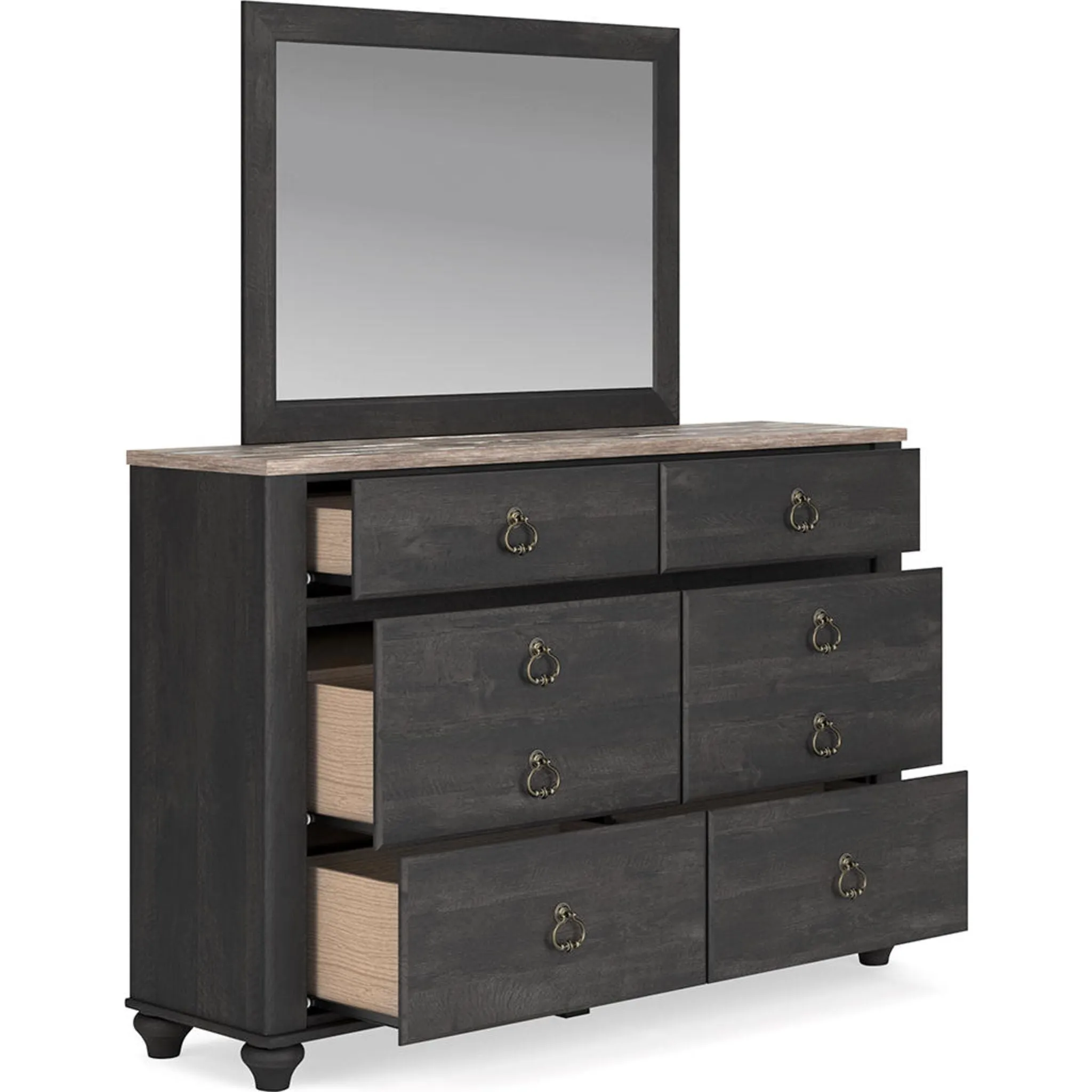 Nanforth Dresser and Mirror