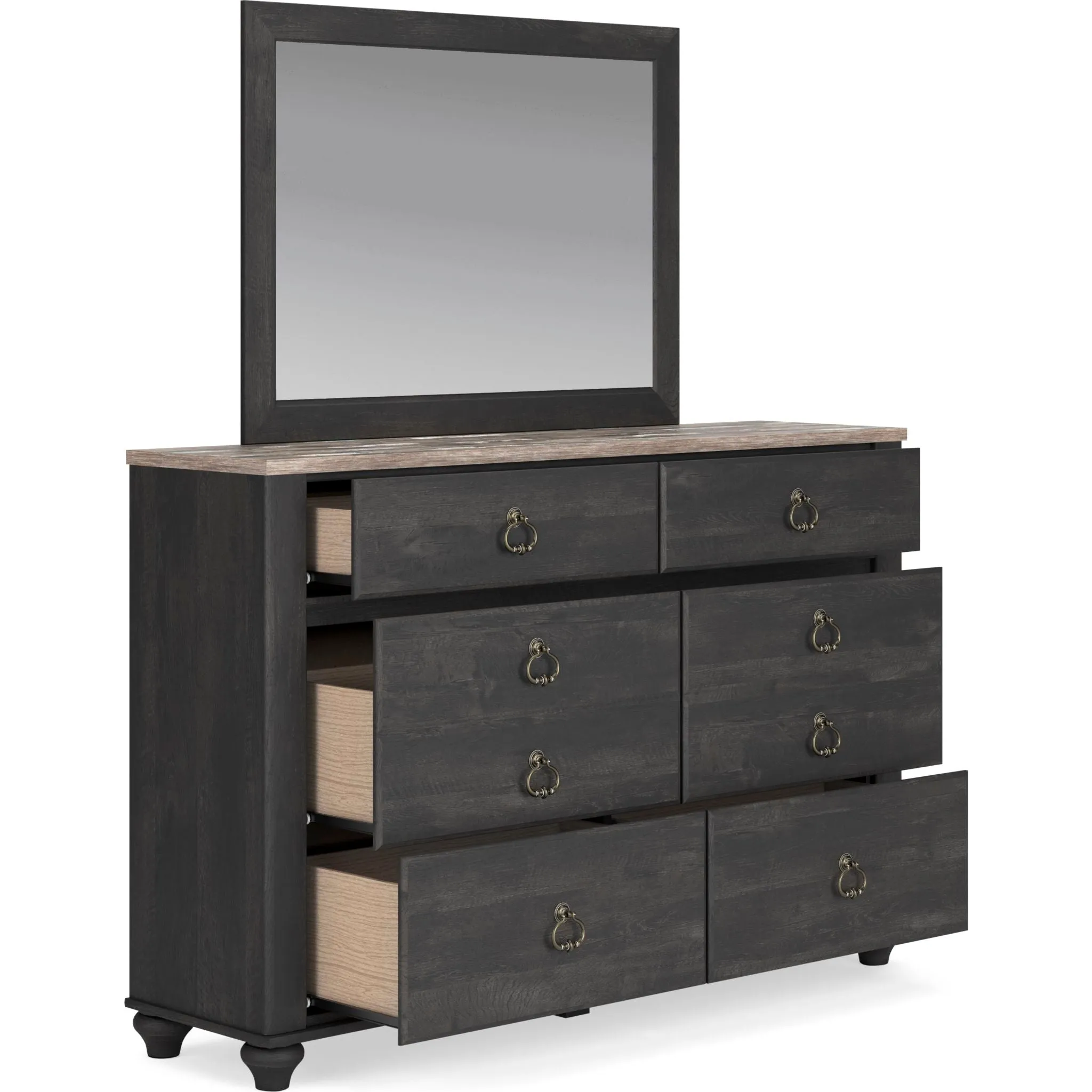 Nanforth Dresser and Mirror