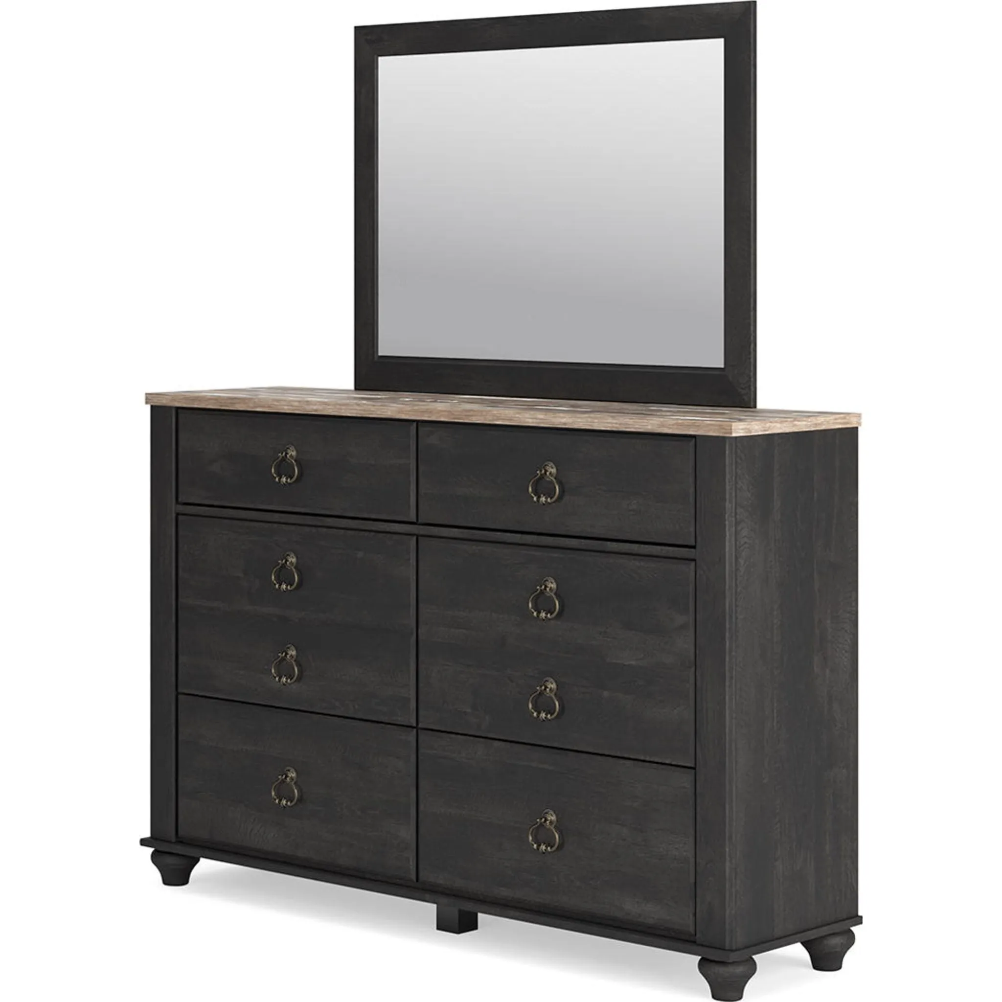 Nanforth Dresser and Mirror