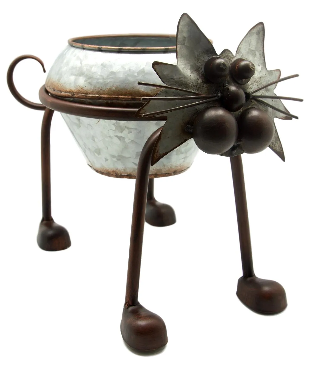 Nodding Head and Tail Cat Plant Holder
