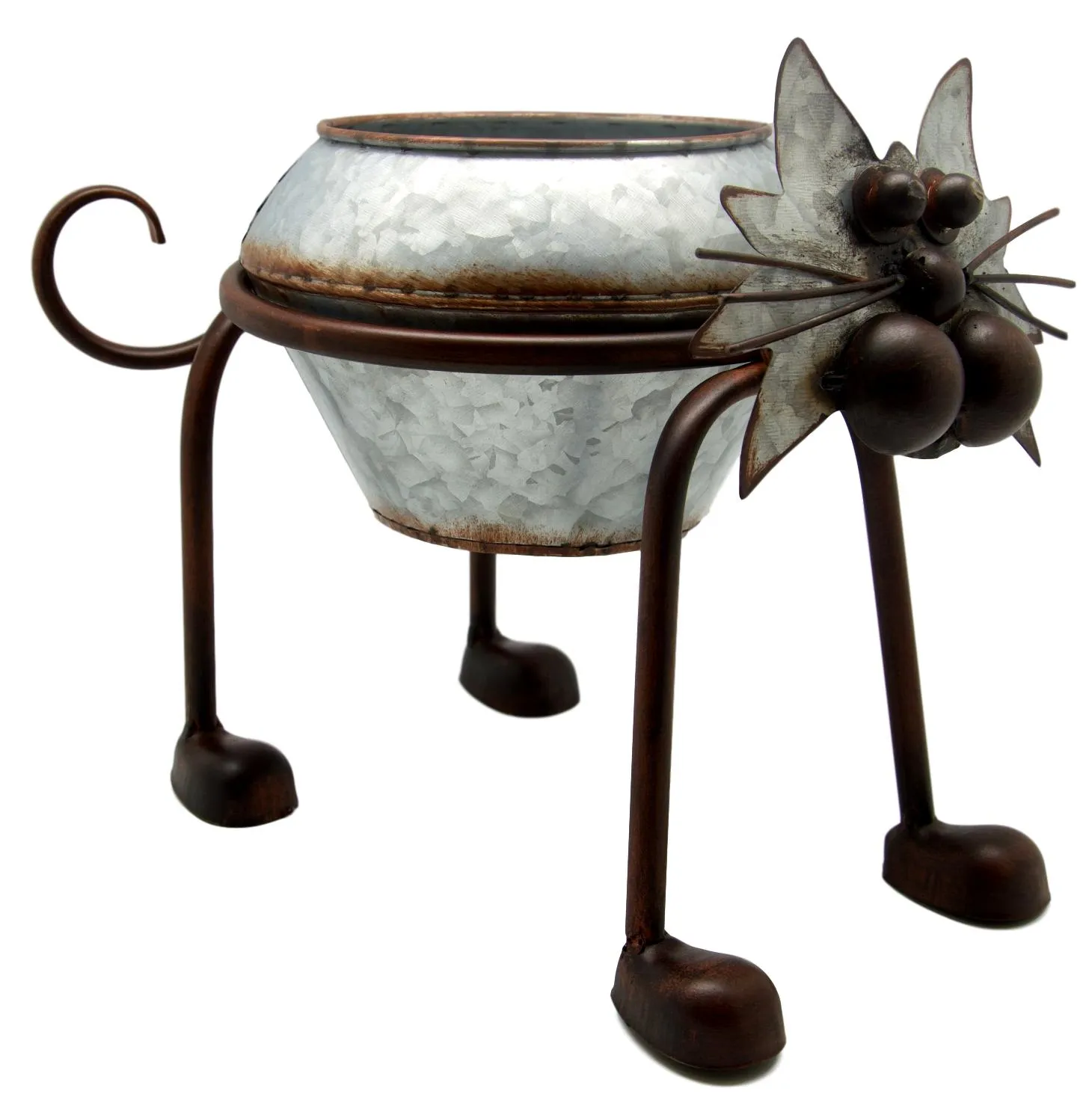 Nodding Head and Tail Cat Plant Holder