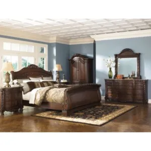 North Shore 5 Piece Sleigh Bedroom