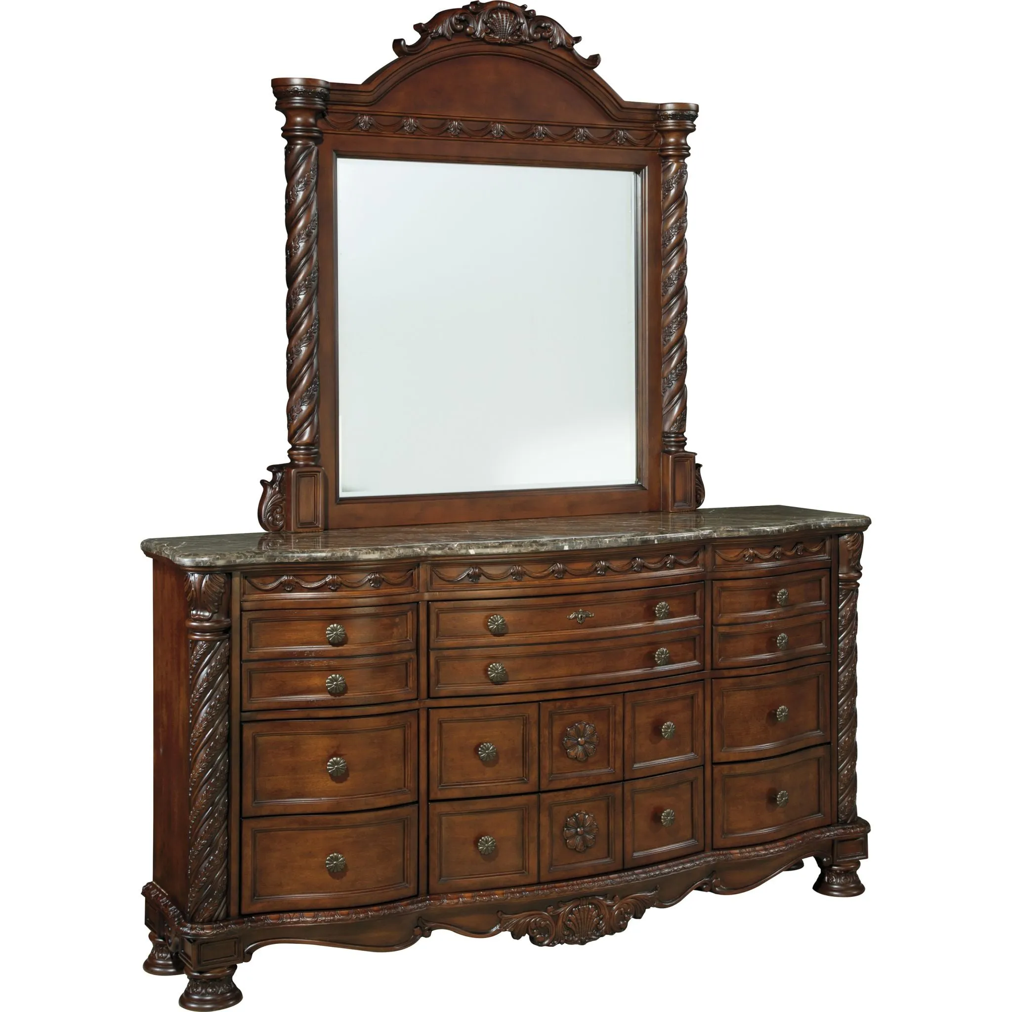North Shore 5 Piece Sleigh Bedroom