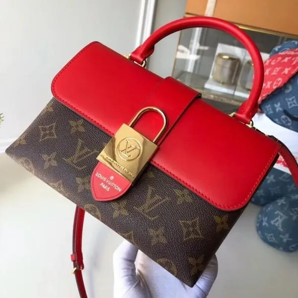 One Handle Flap Messenger Bag M43124 Red 2018
