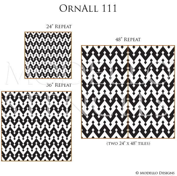 OrnAll111 Custom Vinyl Stencil