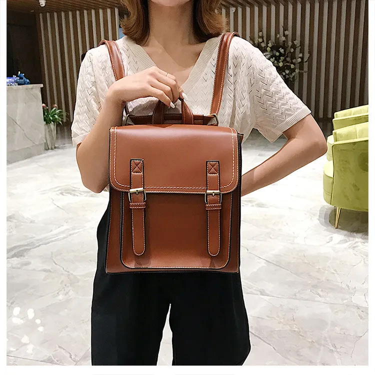 Paziye Fashion Preppy Messenger Backpack