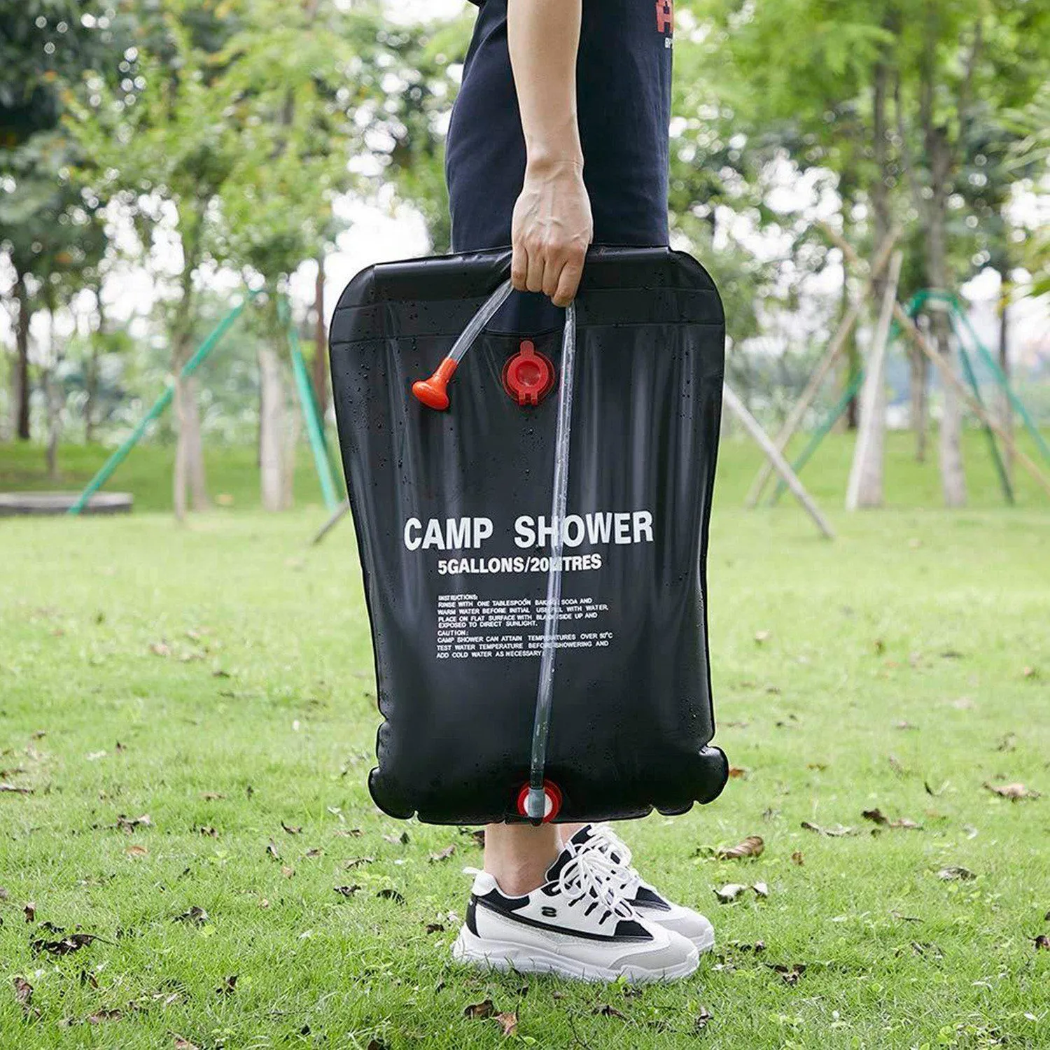 Portable Solar Heated Shower Bag