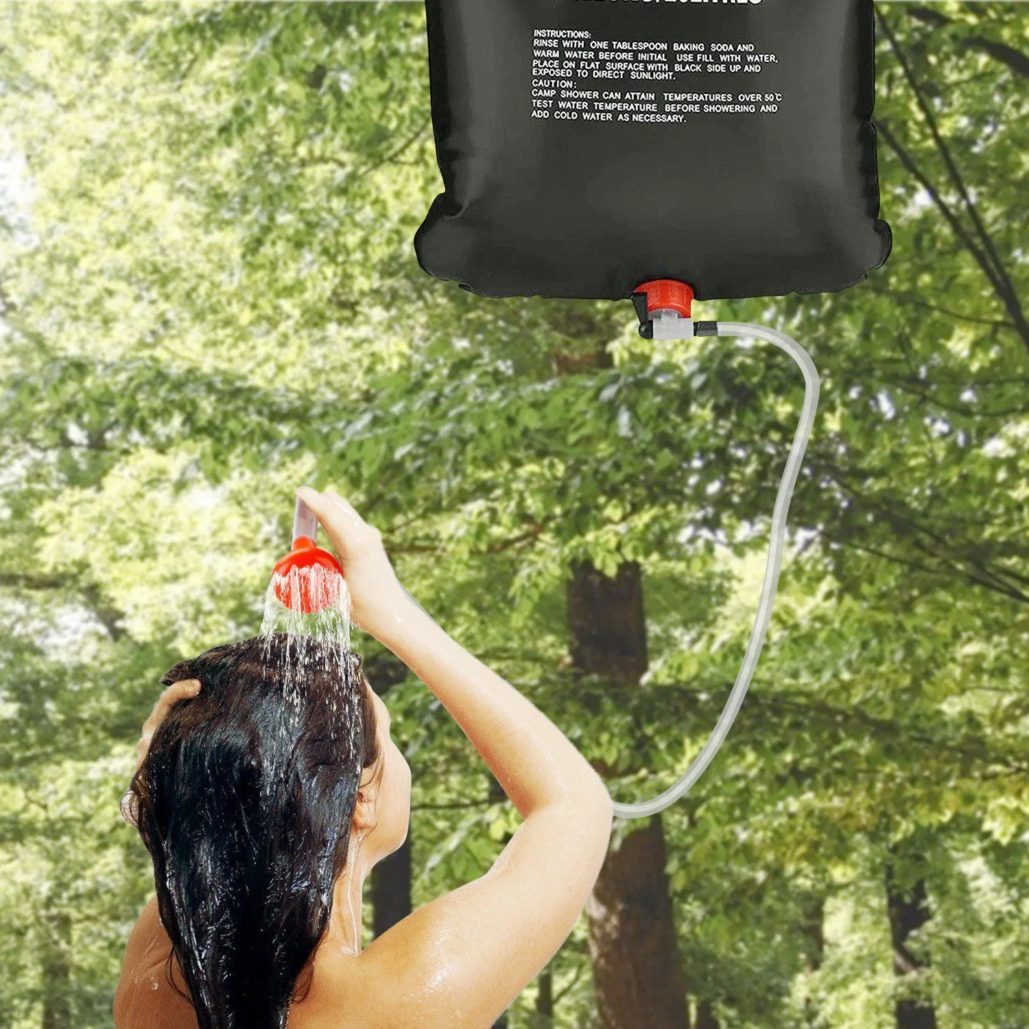 Portable Solar Heated Shower Bag
