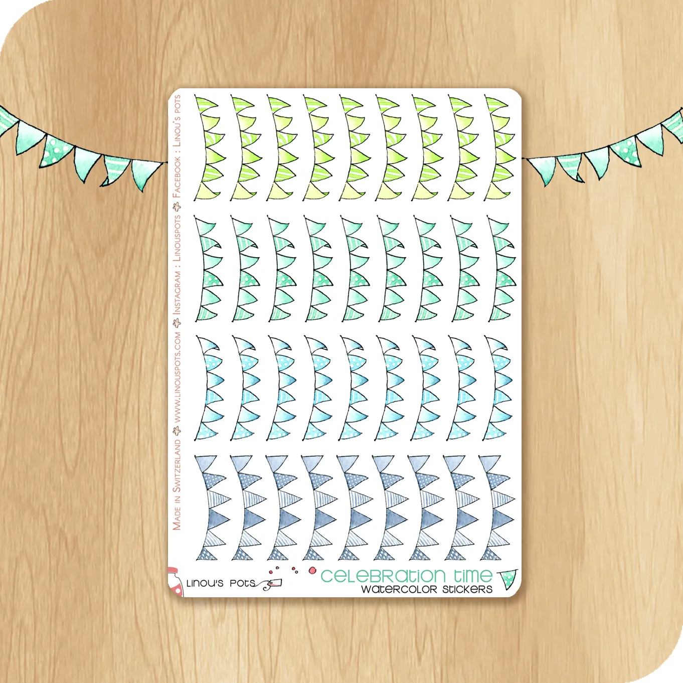 Rainbow Collection - Blue Party Banners