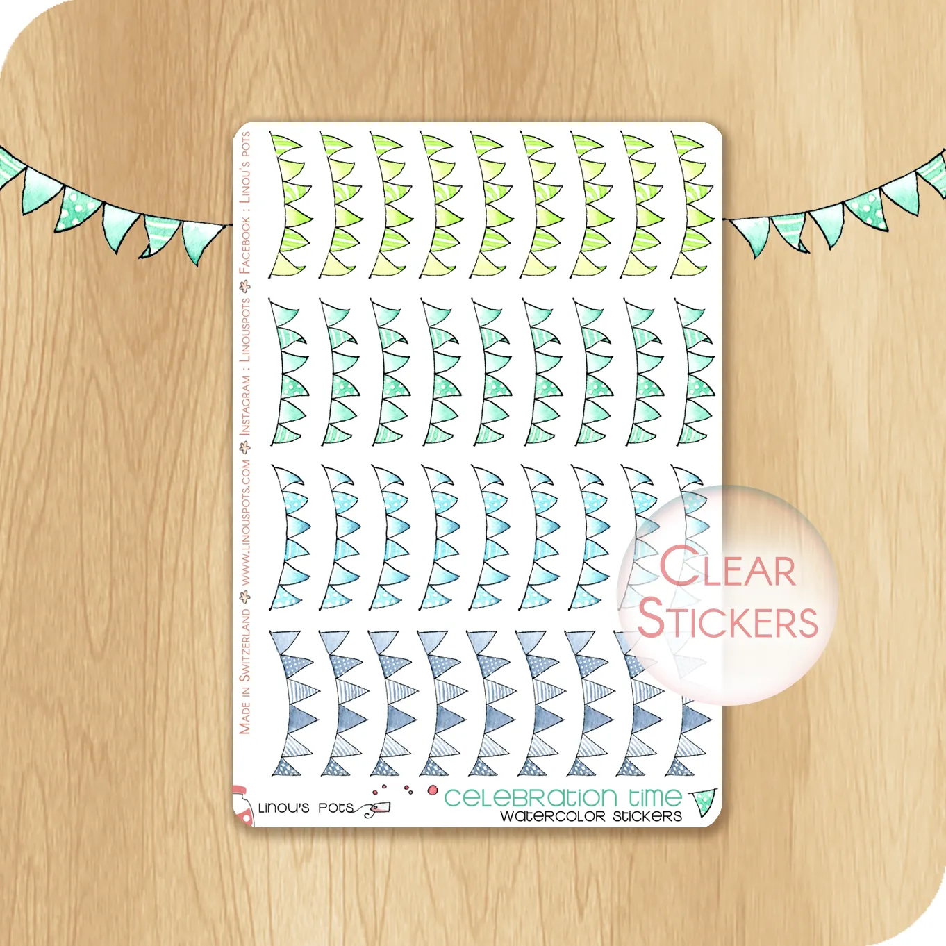 Rainbow Collection - Blue Party Banners