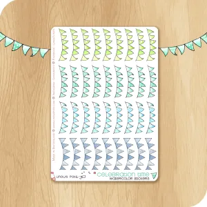 Rainbow Collection - Blue Party Banners