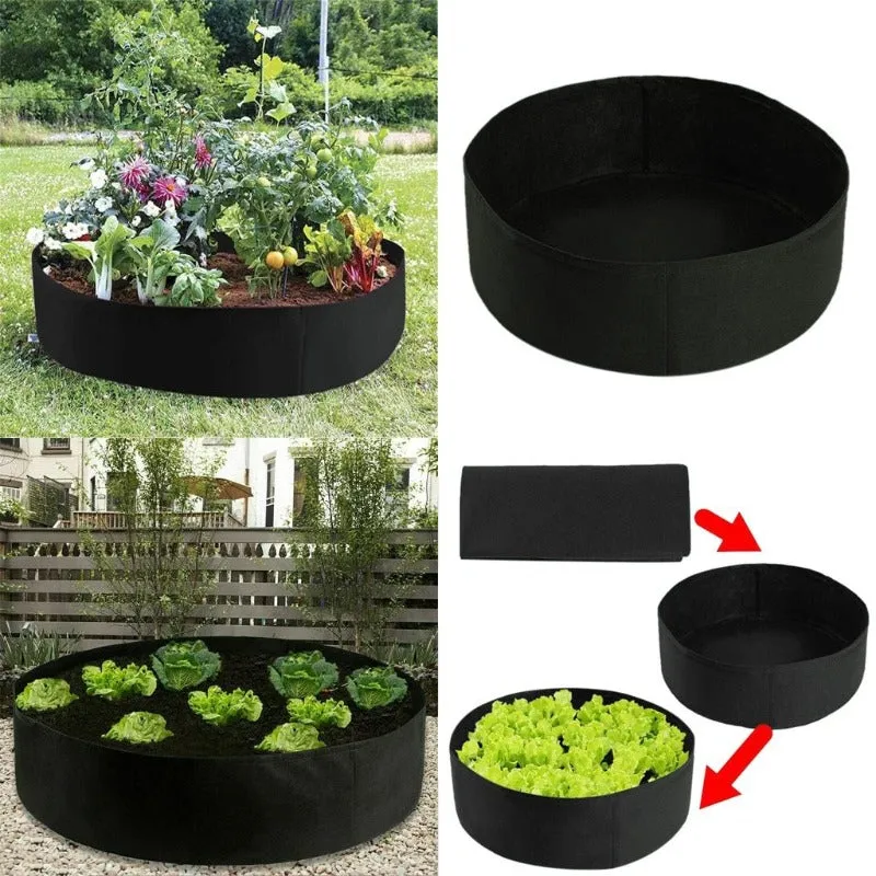 Round Garden Grow Bag Garden Planter Vegetable Box