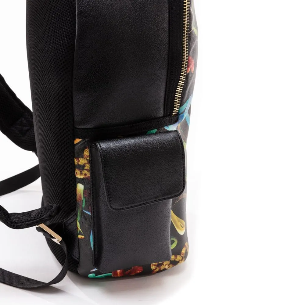 Seletti Toiletpaper Travel Rucksack Snakes