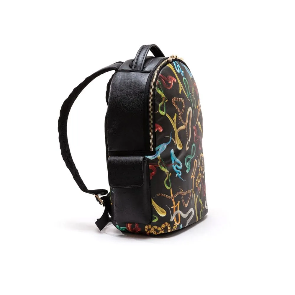 Seletti Toiletpaper Travel Rucksack Snakes