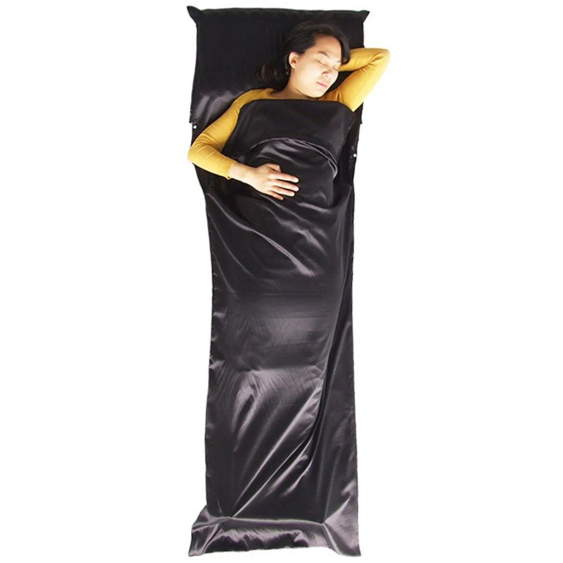 Sleeping Bag Liner - Camping & Travel Sheet - Lightweight Adult Sleep Bed Sack