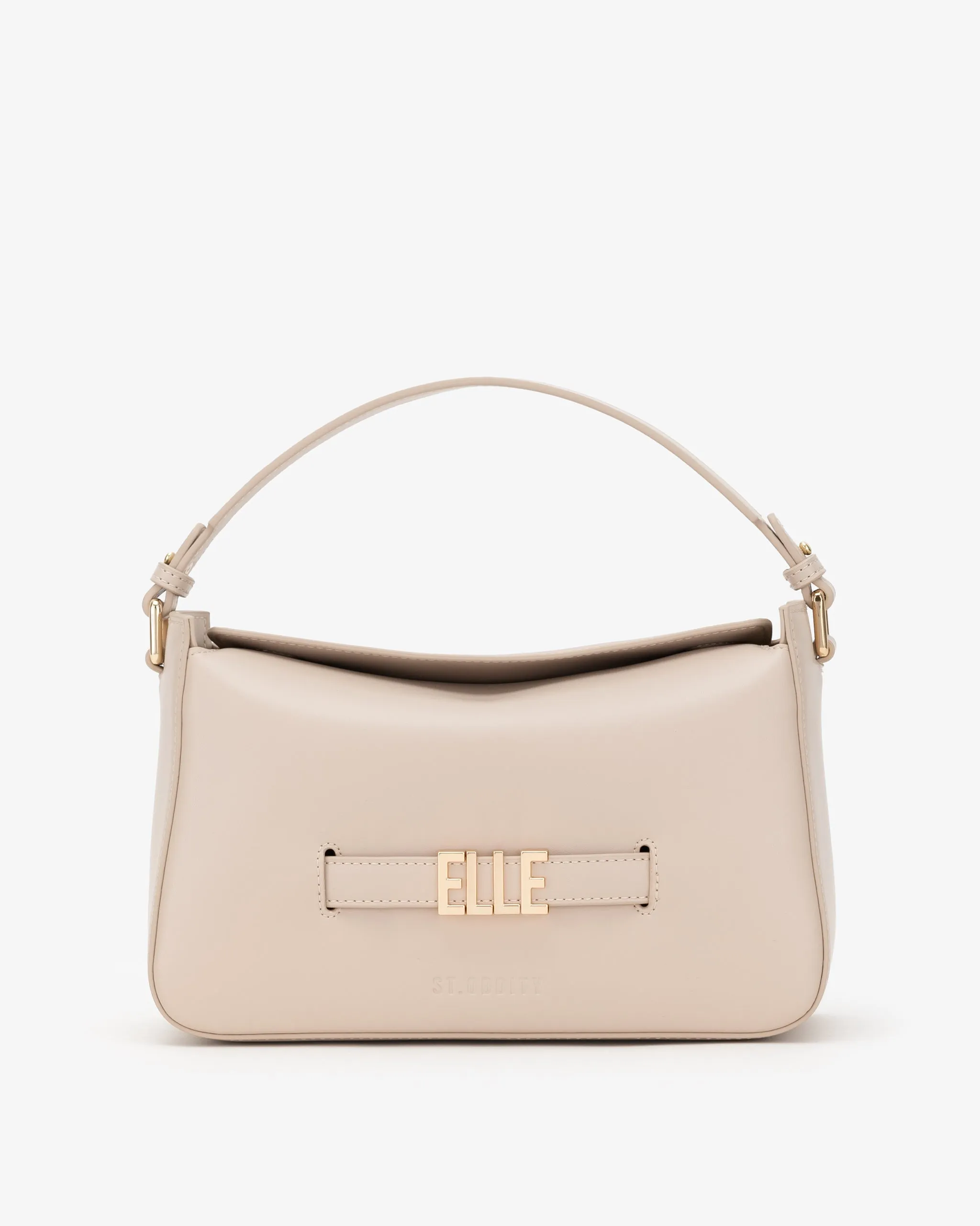 Slouch Bag in Ecru with Personalised Hardware