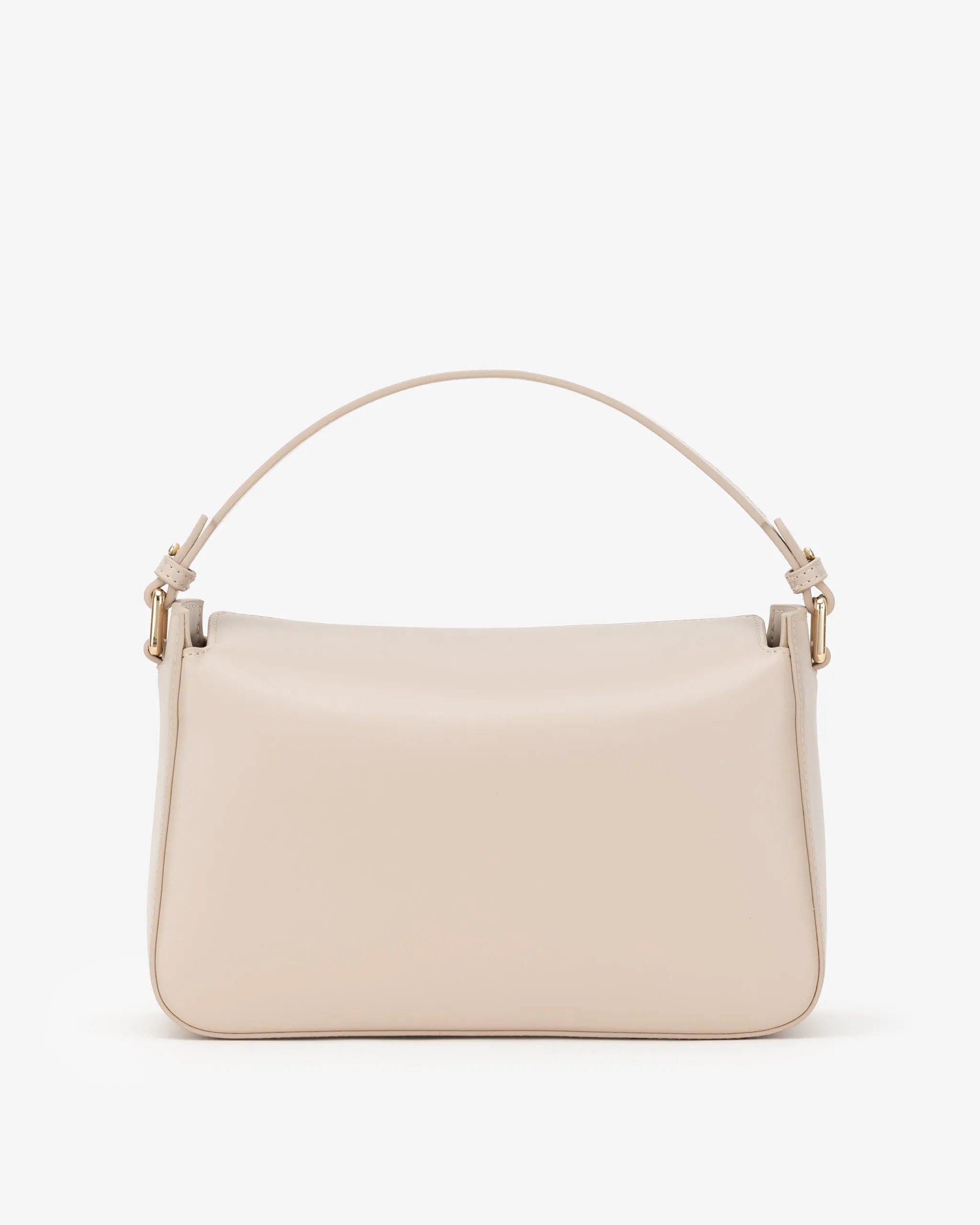 Slouch Bag in Ecru with Personalised Hardware