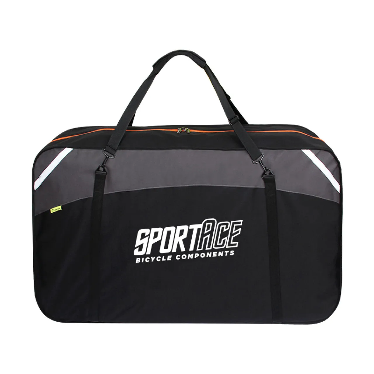 SPORTACE Bike Plane Bag Portable Soft Shell Travel Case Mountain Hybrid BMX Road Bike -Black