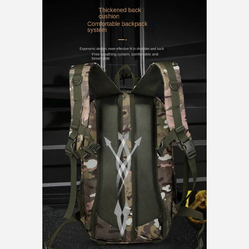 Tatical Backpack For Men Outdoor Climbming Camping Sports Oxford Bag