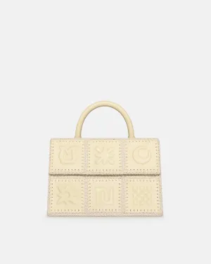 The SANDI Symbol - Top Handle Bag - Moonbeam