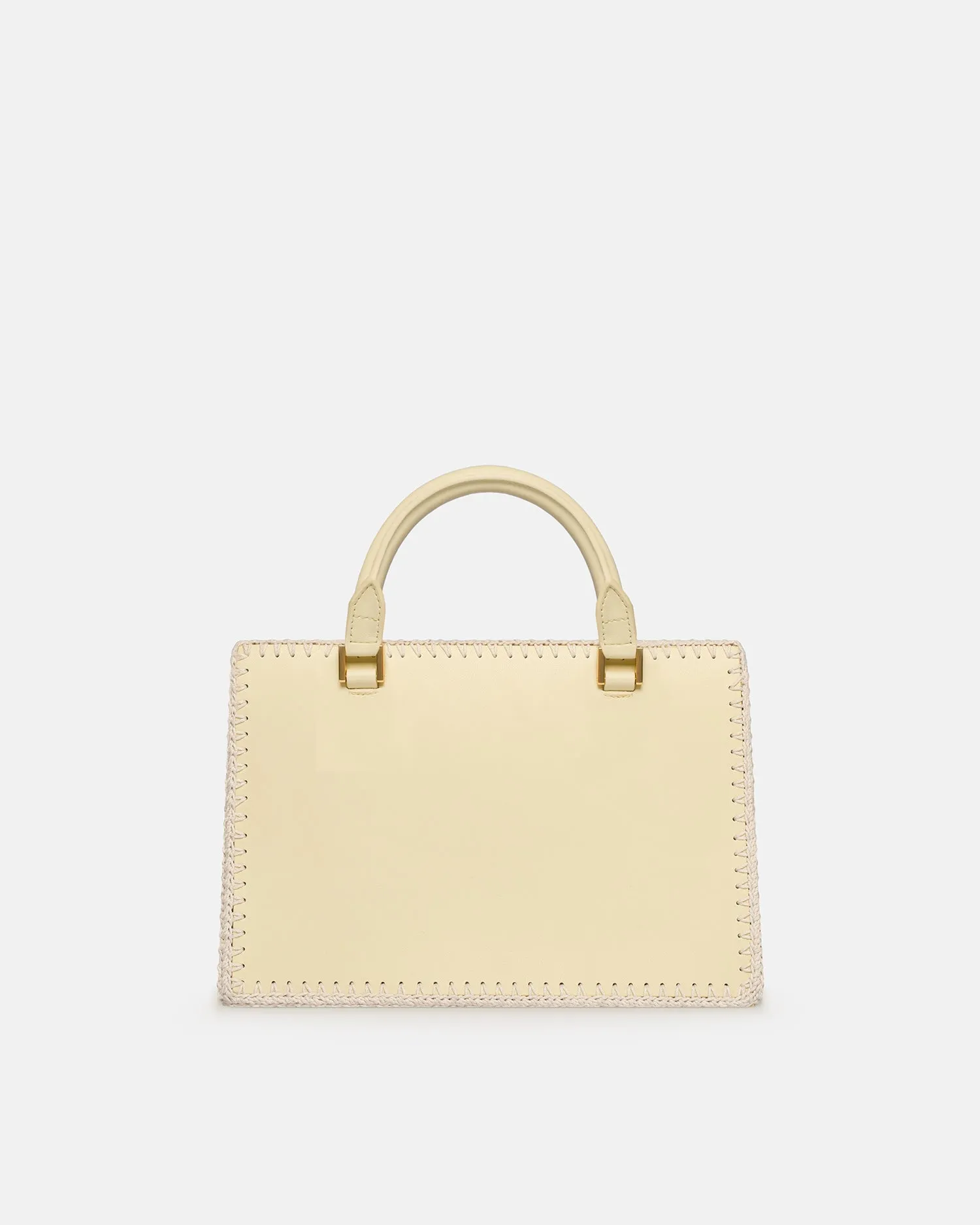 The SANDI Symbol - Top Handle Bag - Moonbeam