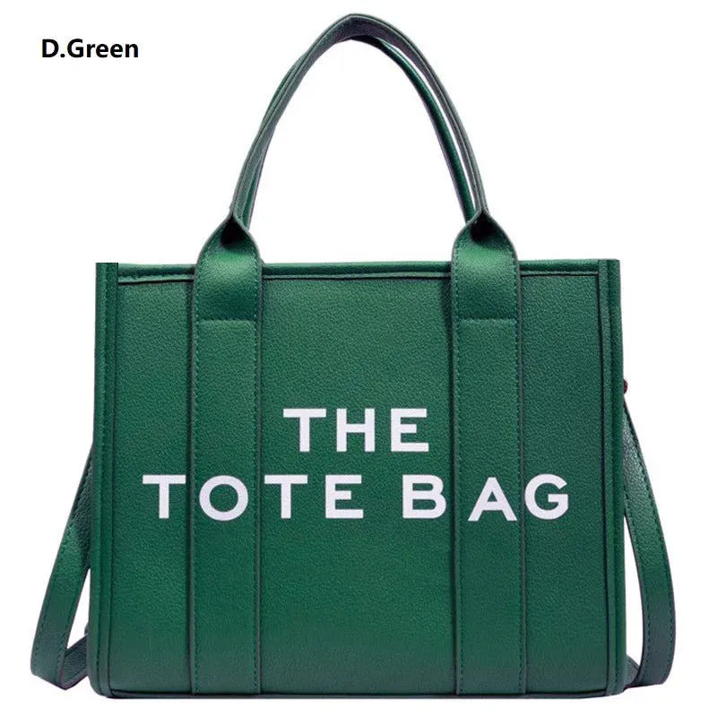 The Tote Bag For Women, Trendy PU Leather Handbag, Top Handle Satchel Purse, Casual Crossbody Bag