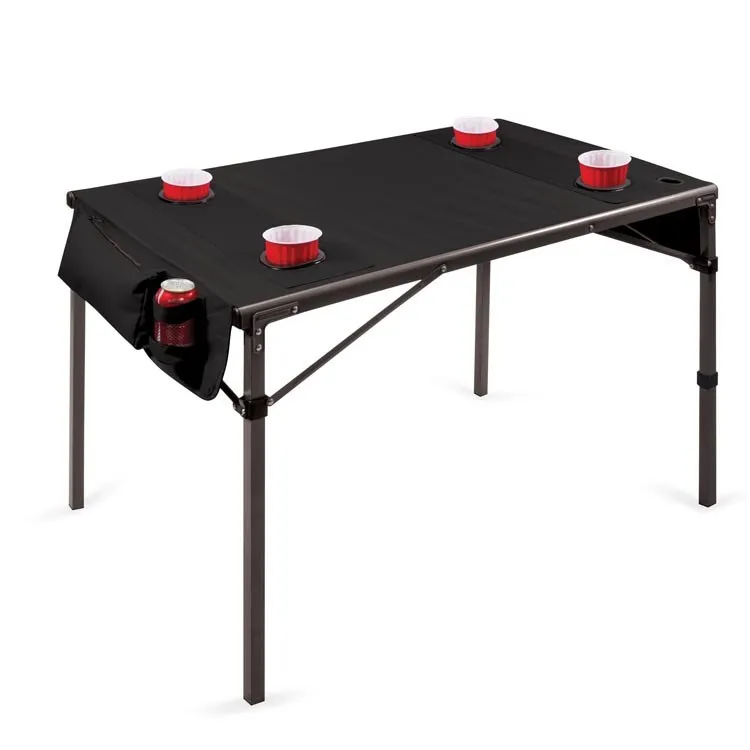 Travel Table Portable Folding Table, Black