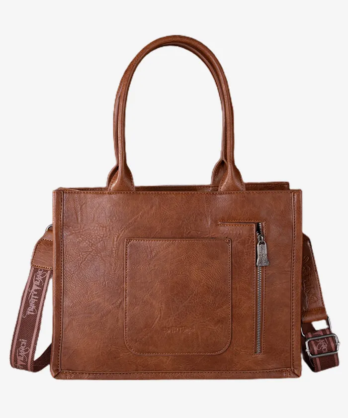 Trinity Ranch Hair-On Cowhide Tote Bag